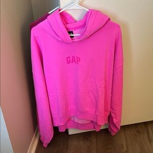 GAP Vibrant Pink Pullover Hoodie
